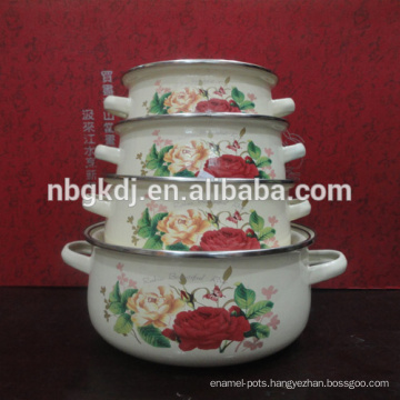 enamel casserole pot of customzing & Chinese enamelware